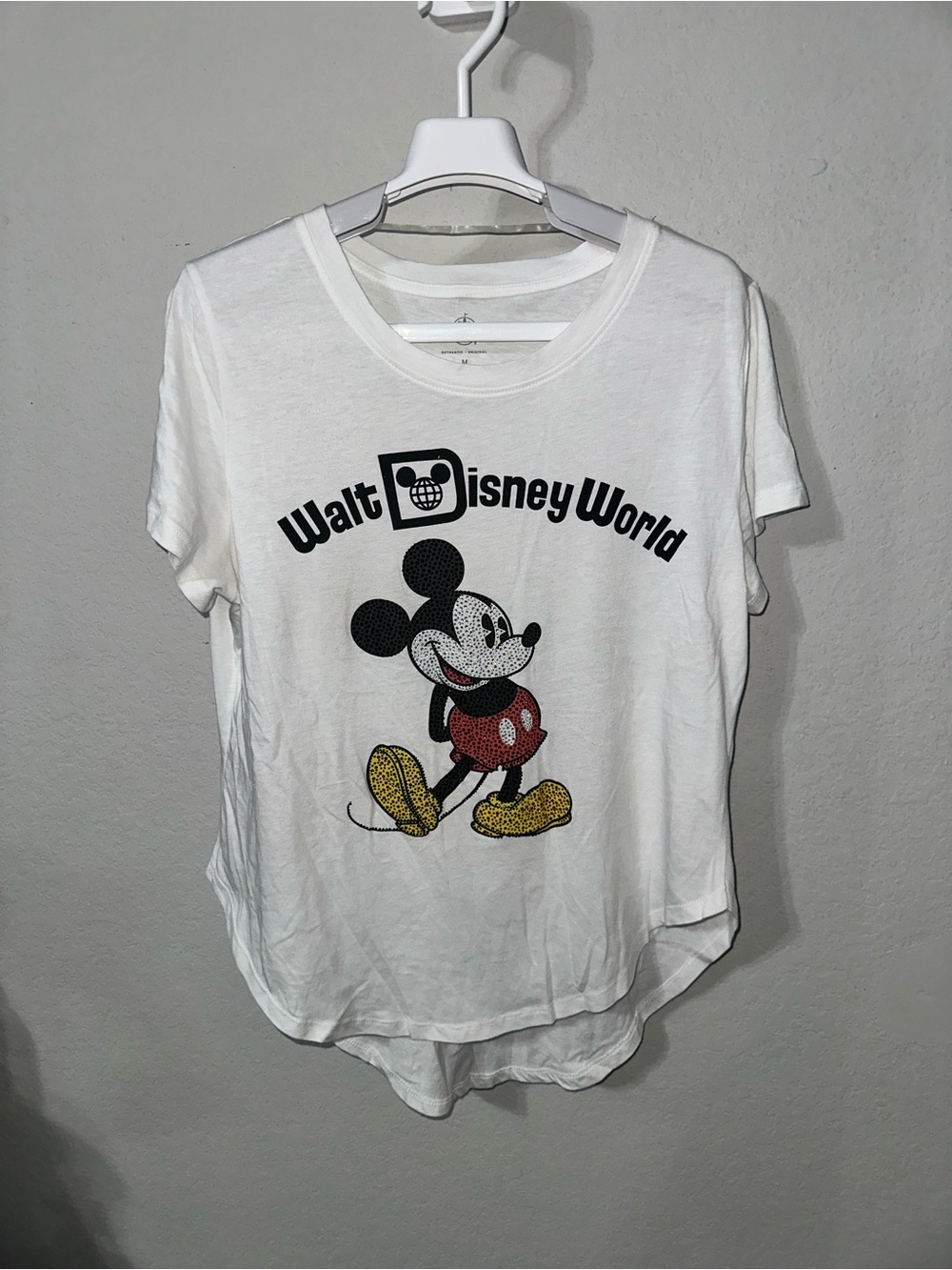 Walt Disney World Mickey bedazzled shirt Size Medium - Picture 7 of 7